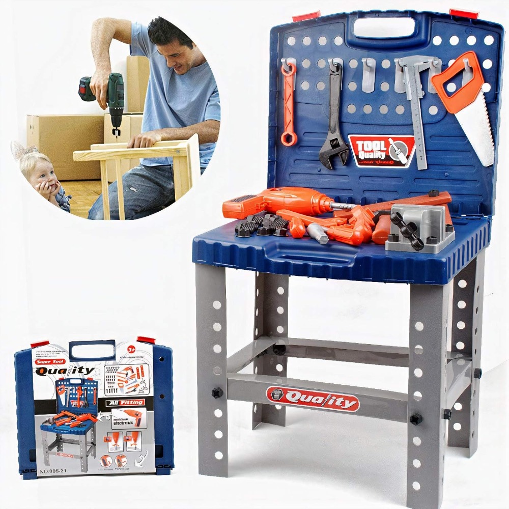 Tools Workshop Kids - 어린이 장난감 공구 작업대, 실제같은 공구와