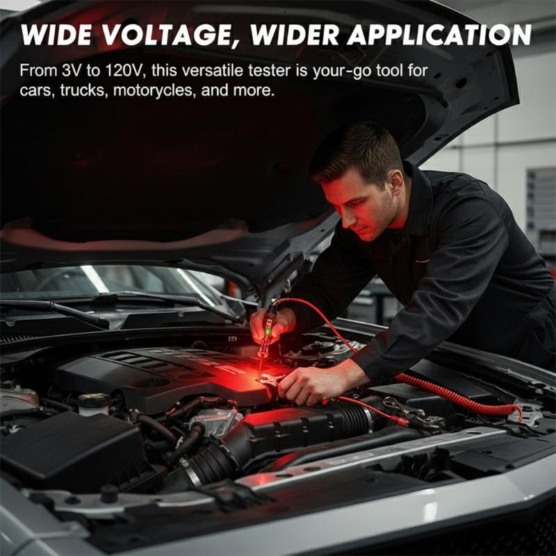 Tools In Electrical Workshop - 3V 120V 전압 테스터 펜 디지털