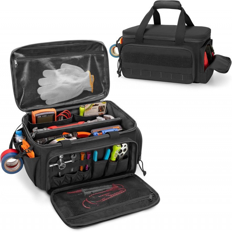 Workshop Tools Organizer - 14인치 헤비듀티 전술 공구 가방, 미끄럼