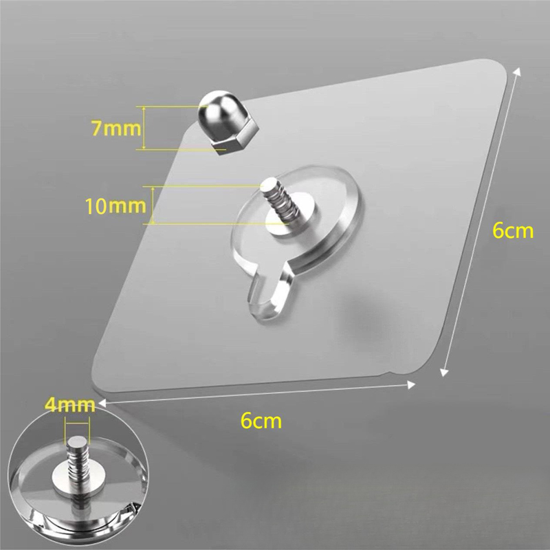 강력한 접착 벽 후크 홈 장식 고정 흡입 컵 벽 마운트 - Screw Organizer Kit 리뷰 및 가격