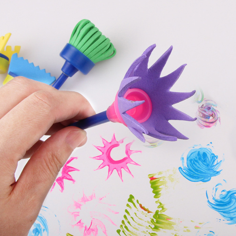  어린이 그림 그리기 스폰지 브러쉬 장난감 미술 공예 - Tools Workshop Kids 리뷰 및 가격
