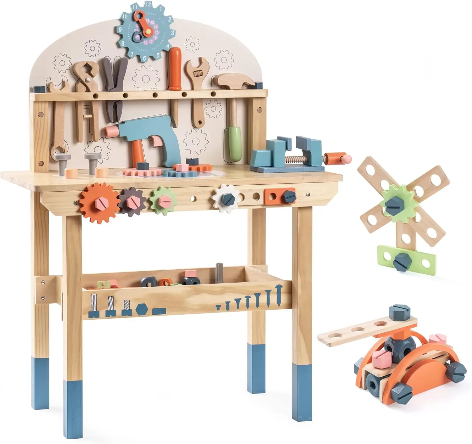 Robotime Robud 어린이 도구 벤치 세트 대형 - Tools Workshop Kids 리뷰 및 가격