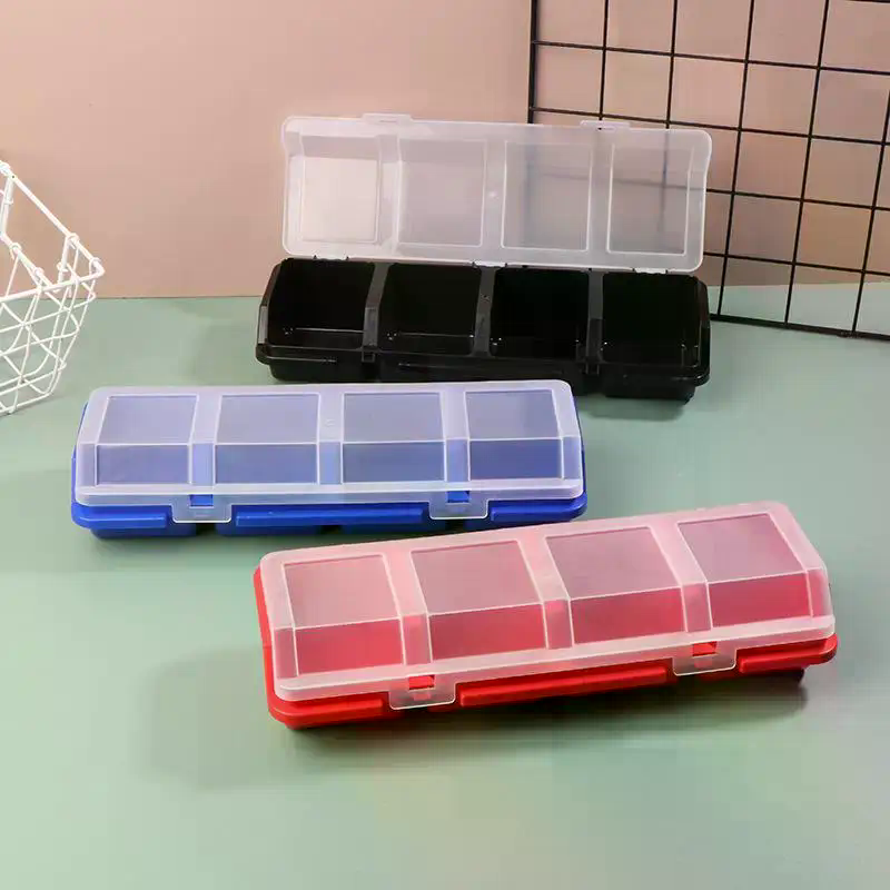 나사 정리함 플라스틱 4칸 수납함 안전 뚜껑 포함 블루 - Workshop Tools Organizer 리뷰 및 가격