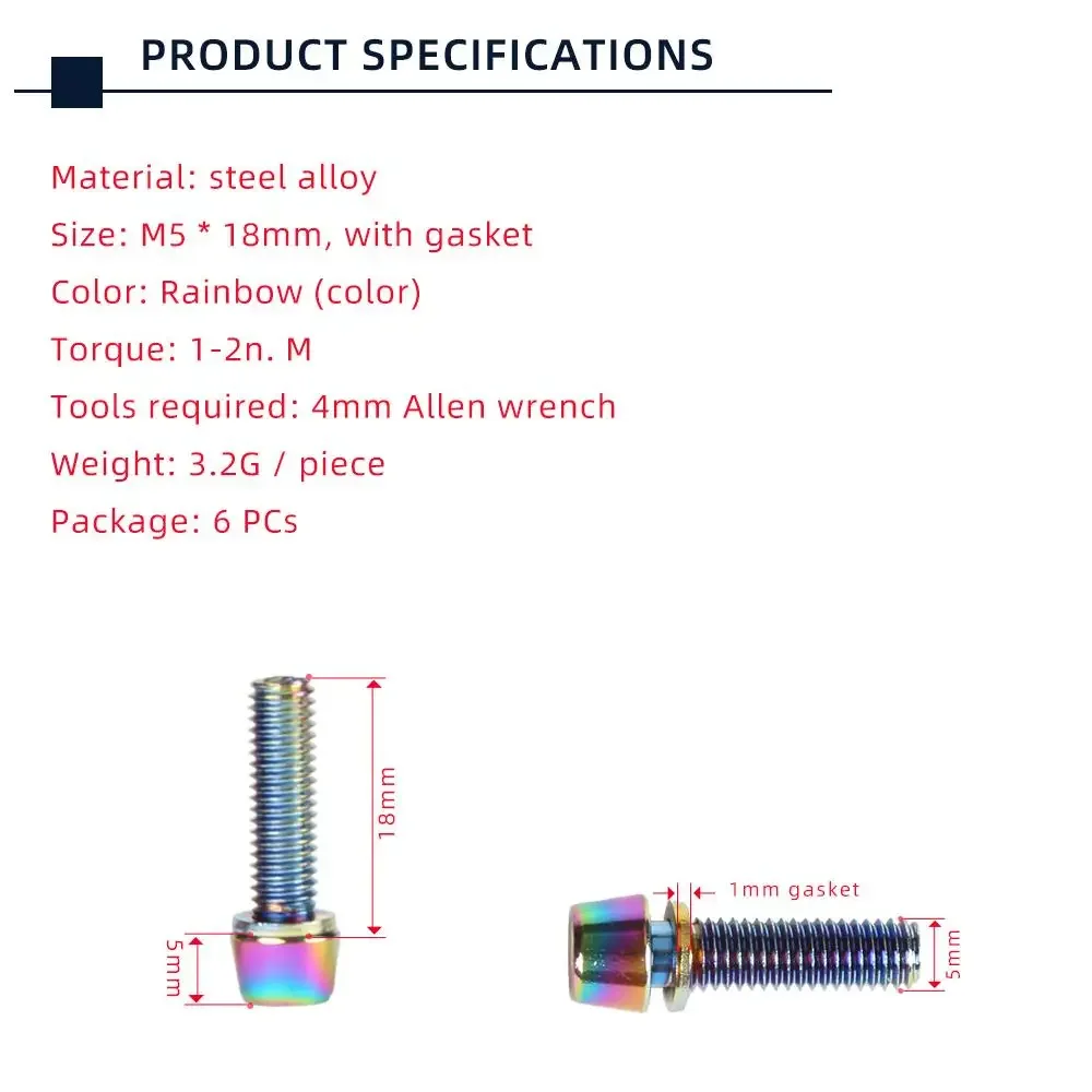 TANKE 6개 M5 * 18 15mm 볼트 나사(개스 - Screw Organizer Kit 리뷰 및 가격