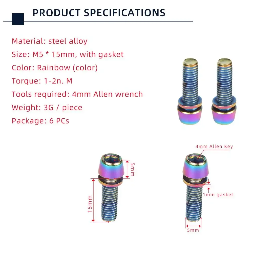 TANKE 6개 M5 * 18 15mm 볼트 나사(개스 - Screw Organizer Kit 리뷰 및 가격