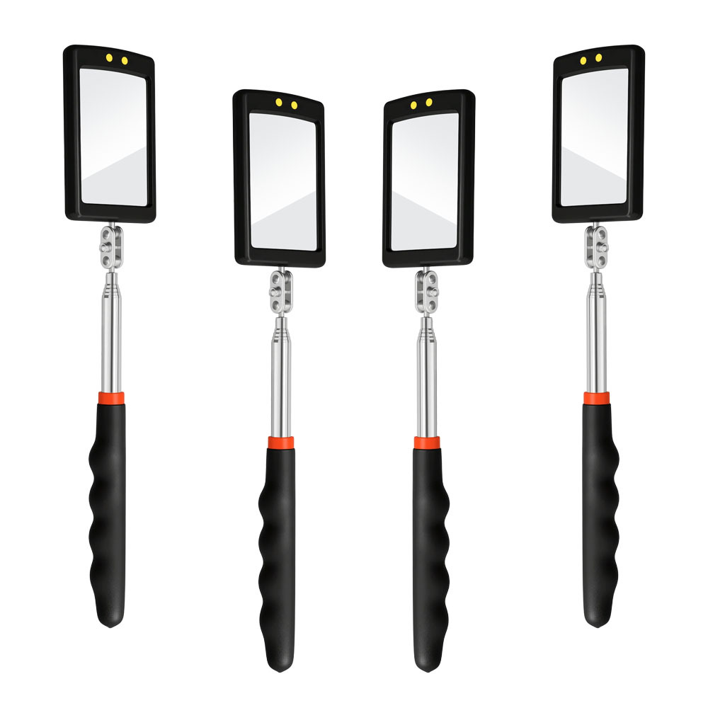텔레스코픽 검사 거울 LED 조명 확장형 핸들 자동차  - Workshop Tools Car 리뷰 및 가격