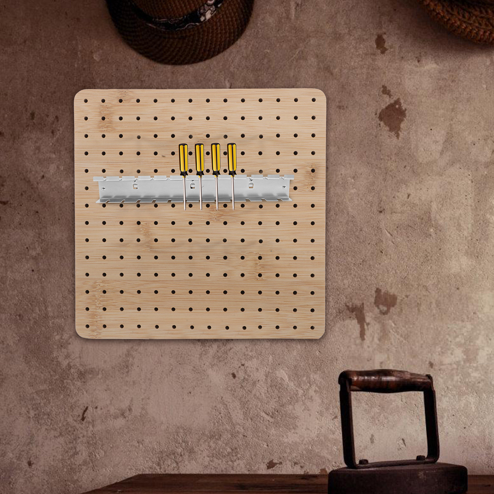 헤비 듀티 스크류드라이버 홀더 페그보드 후크 벽걸이형  - Workshop Tools Organizer 리뷰 및 가격